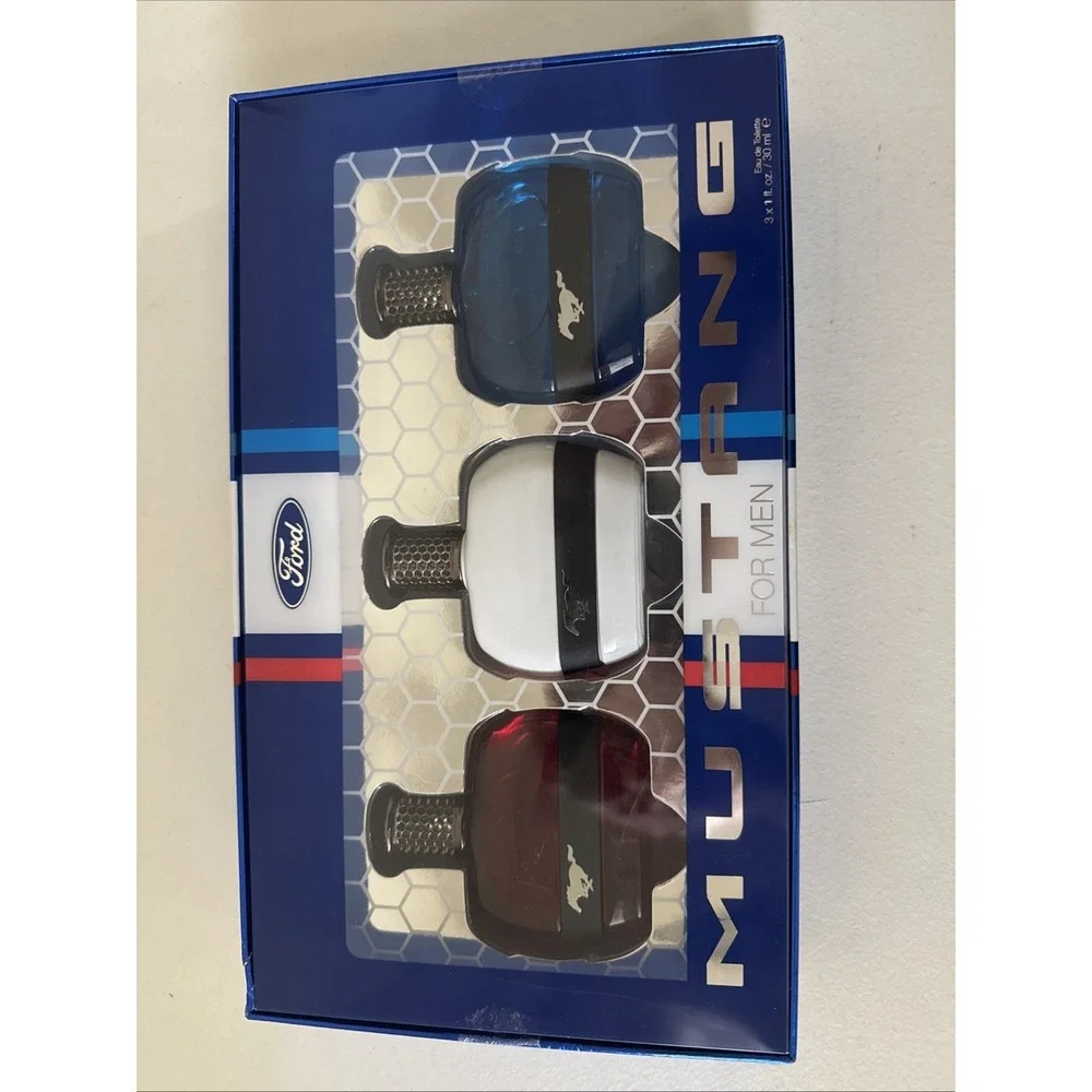 Vintage Mustang for Men 3-Piece Eau de Toilette Coffret / Variety Gift Set
